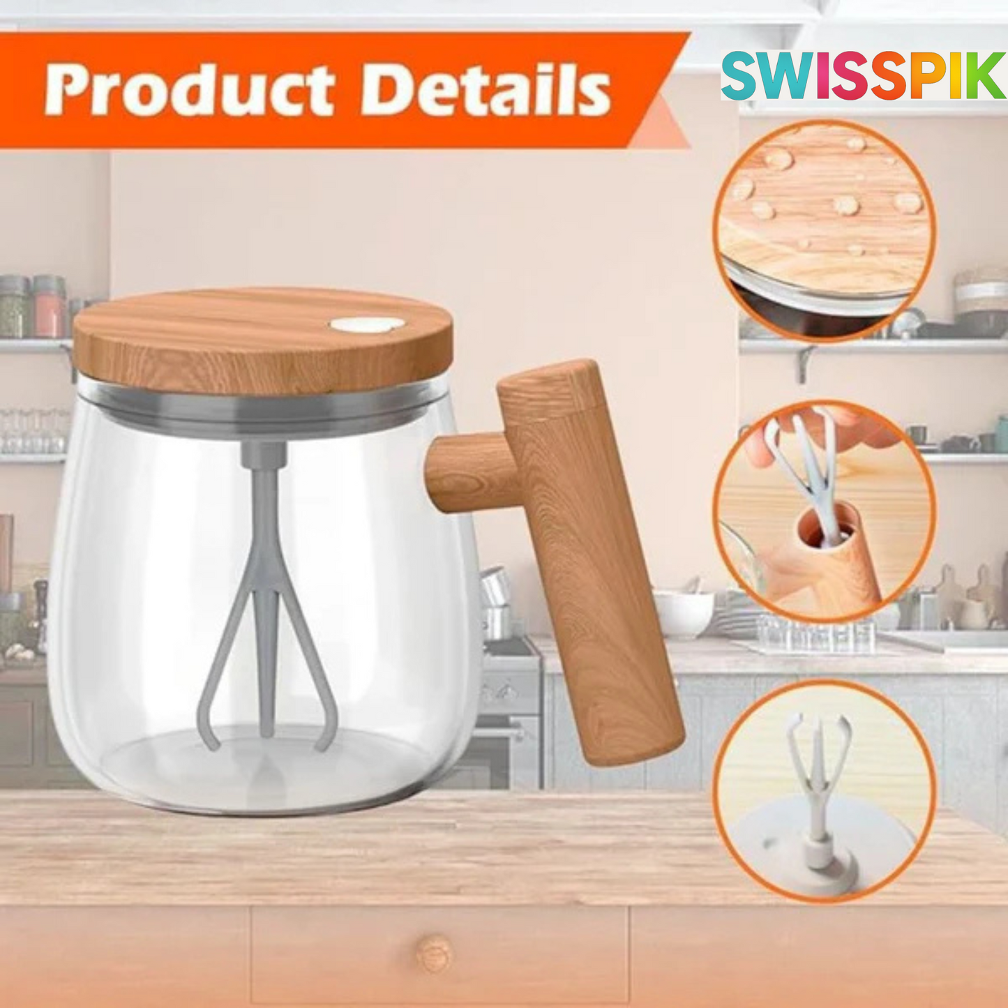 Electric Self Mixing Coffee & Protein Shake Mug