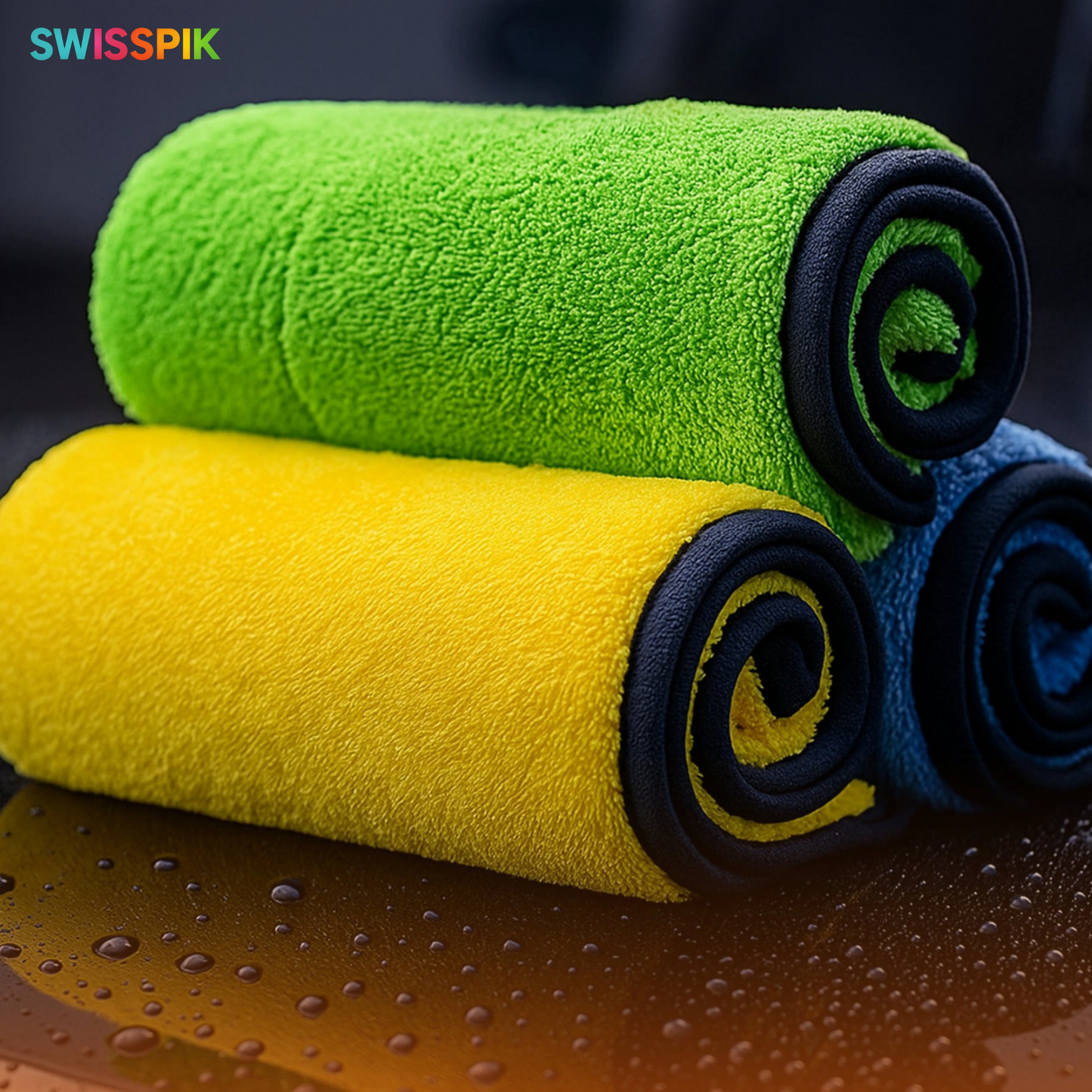 Microfiber Towel Cloth ( Premium GSM High Quality ) ( Set of 2 )