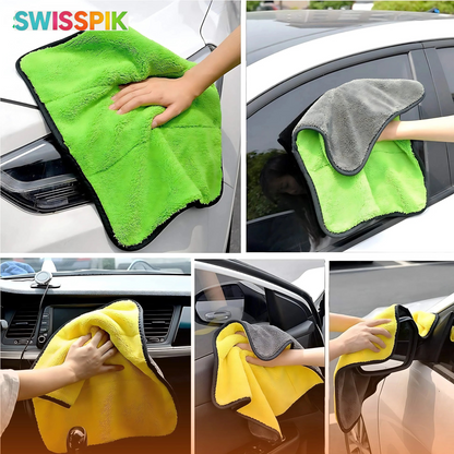 Microfiber Towel Cloth ( Premium GSM High Quality ) ( Set of 2 )