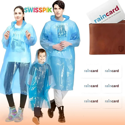 Pocket Rain card for Emergency use (50% Off Today) (5pcs)